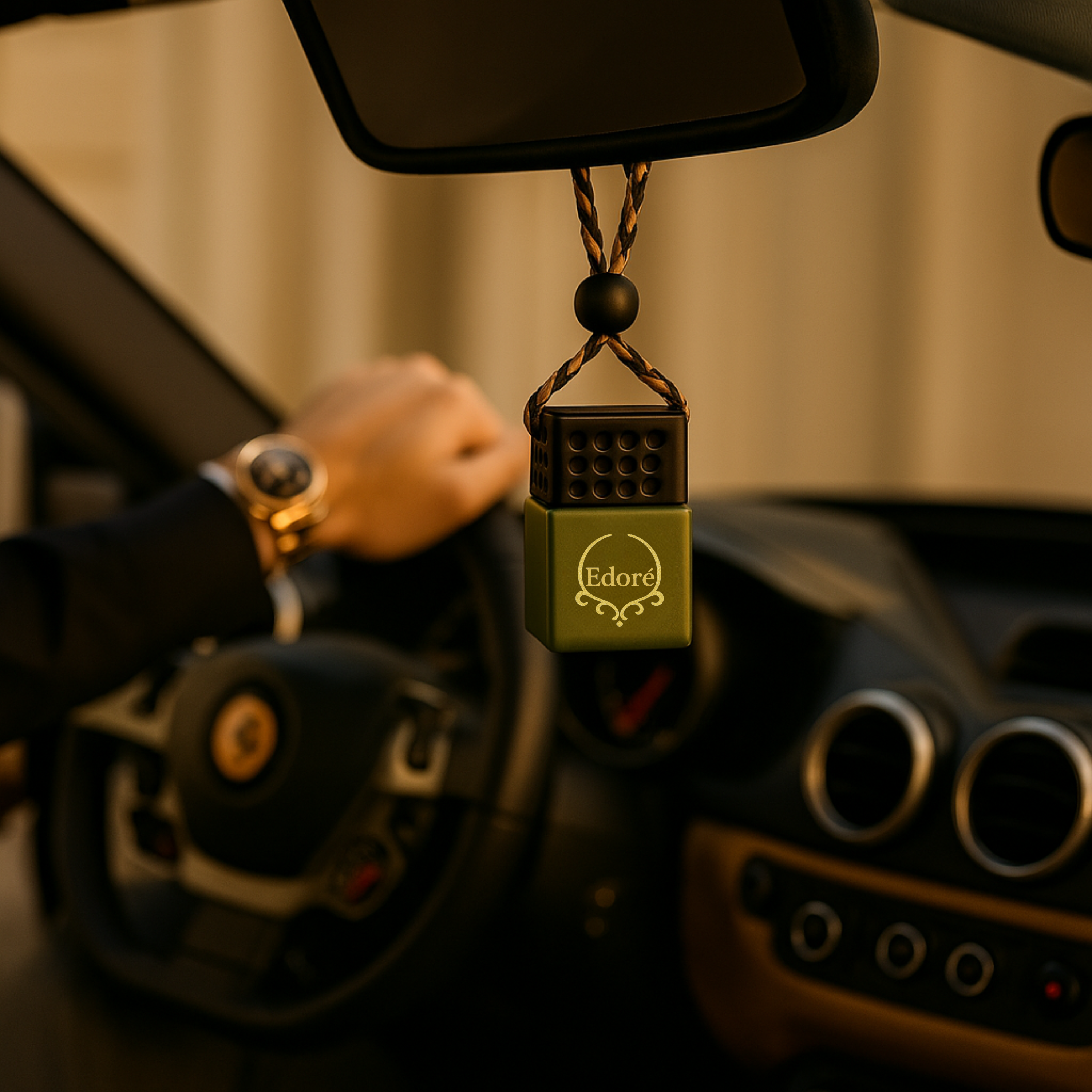 Premium Hanging Car Perfume | Green