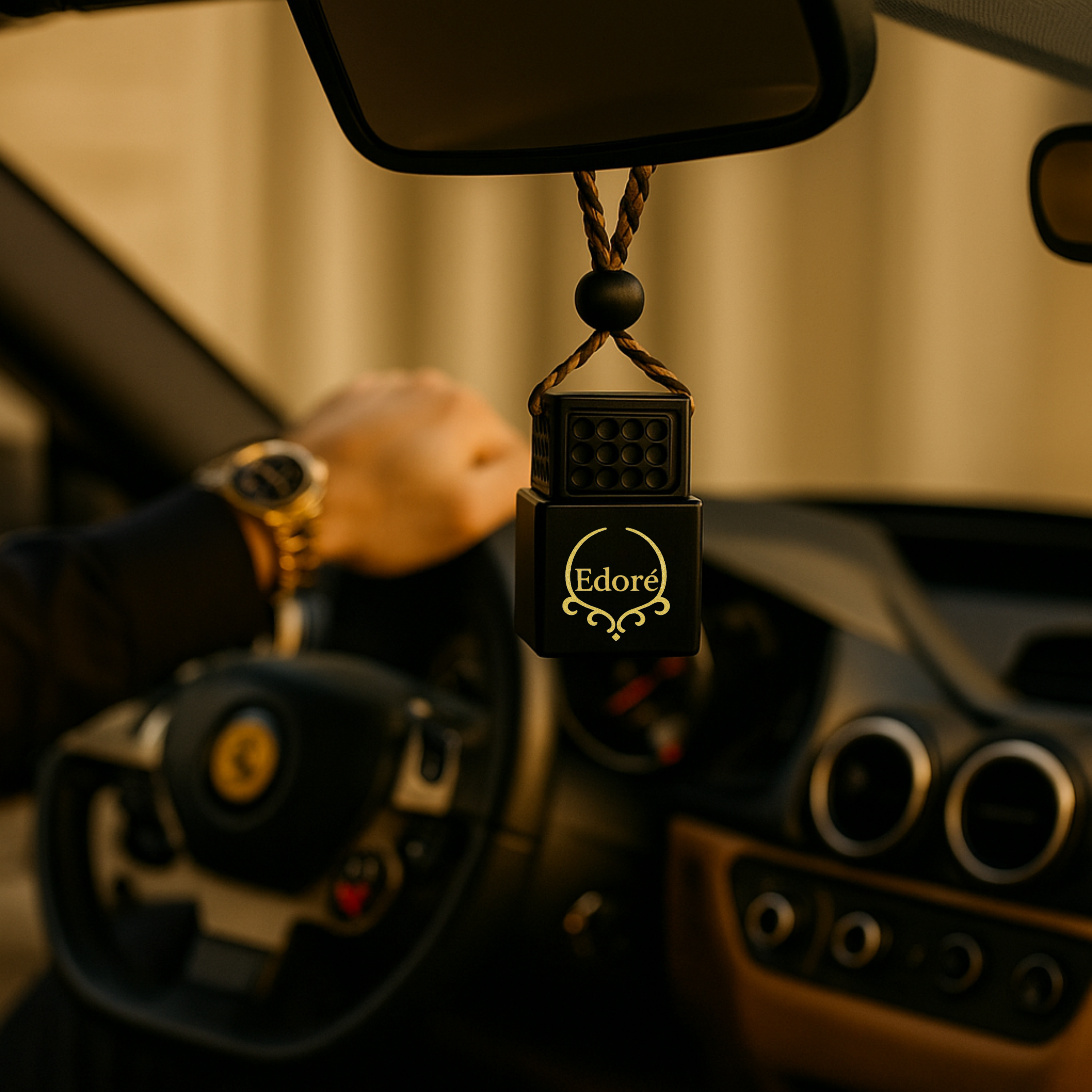 Premium Hanging Car Perfume | Black