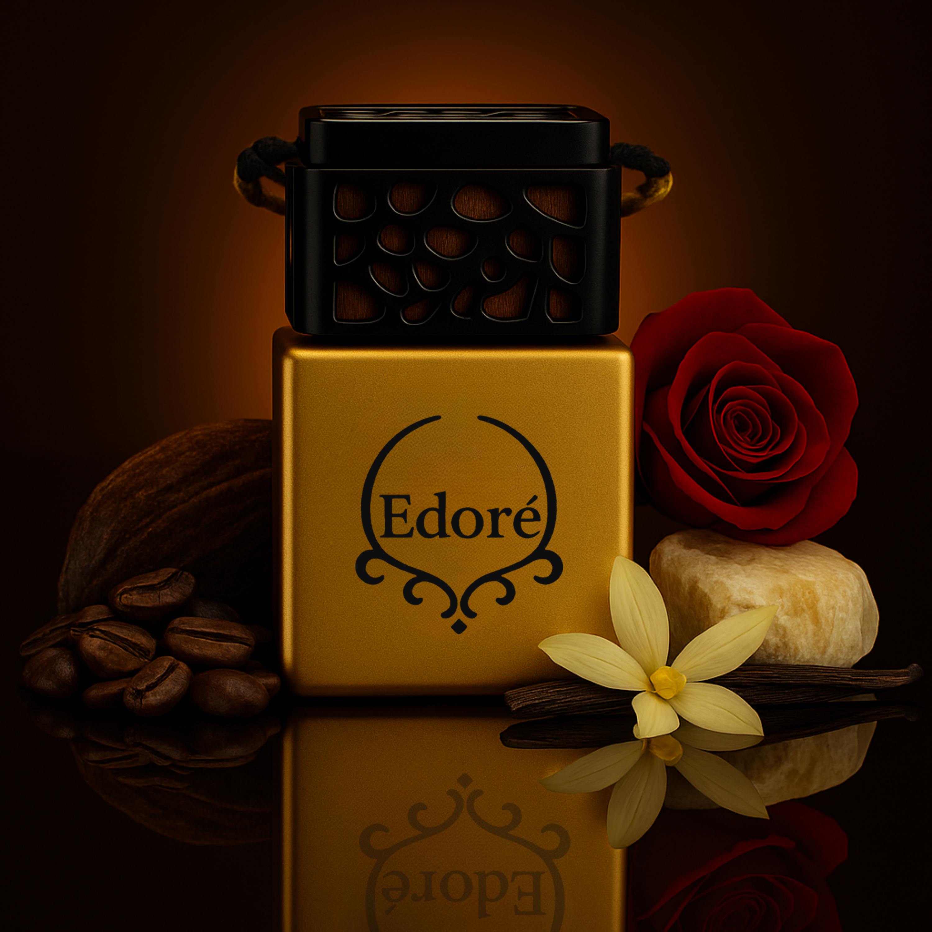 Premium Hanging Car Perfume | Gold