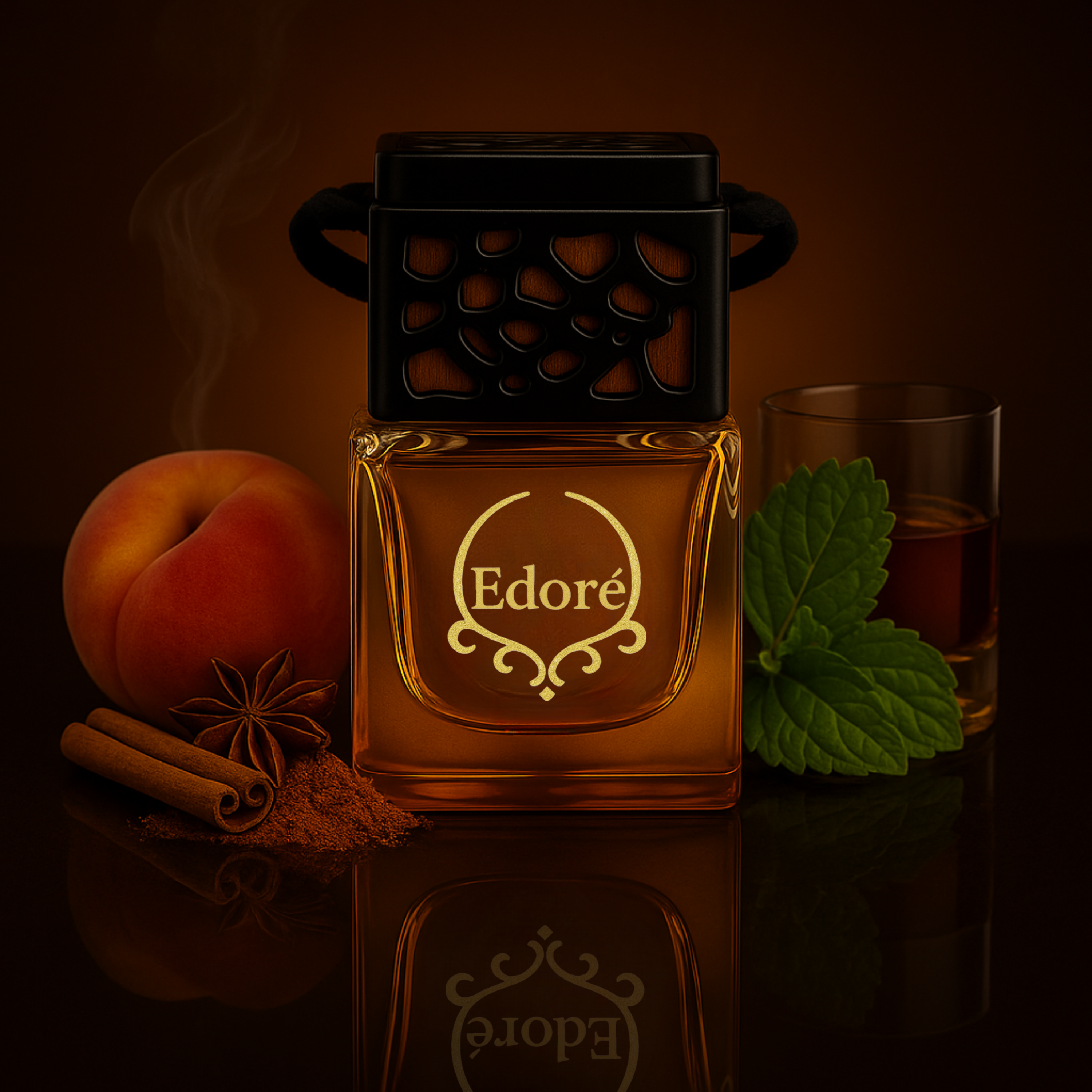 Classic Hanging Car Perfume | Bronze