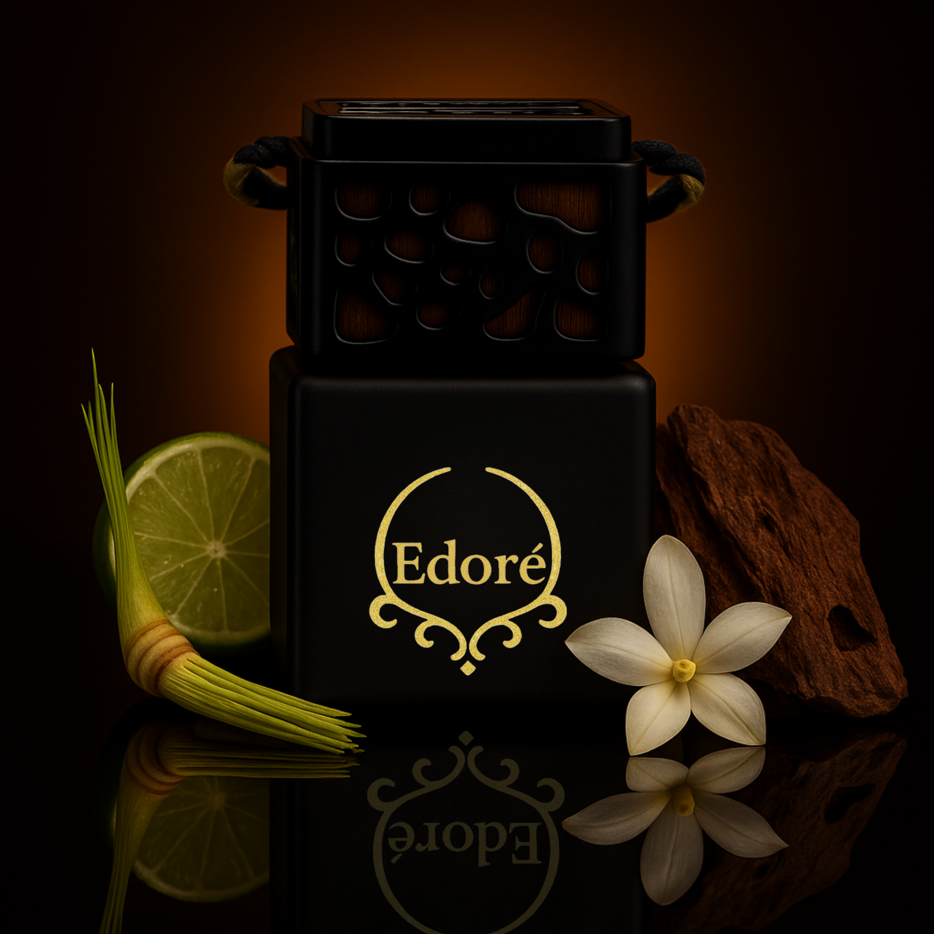 Premium AC Car Perfume | Black