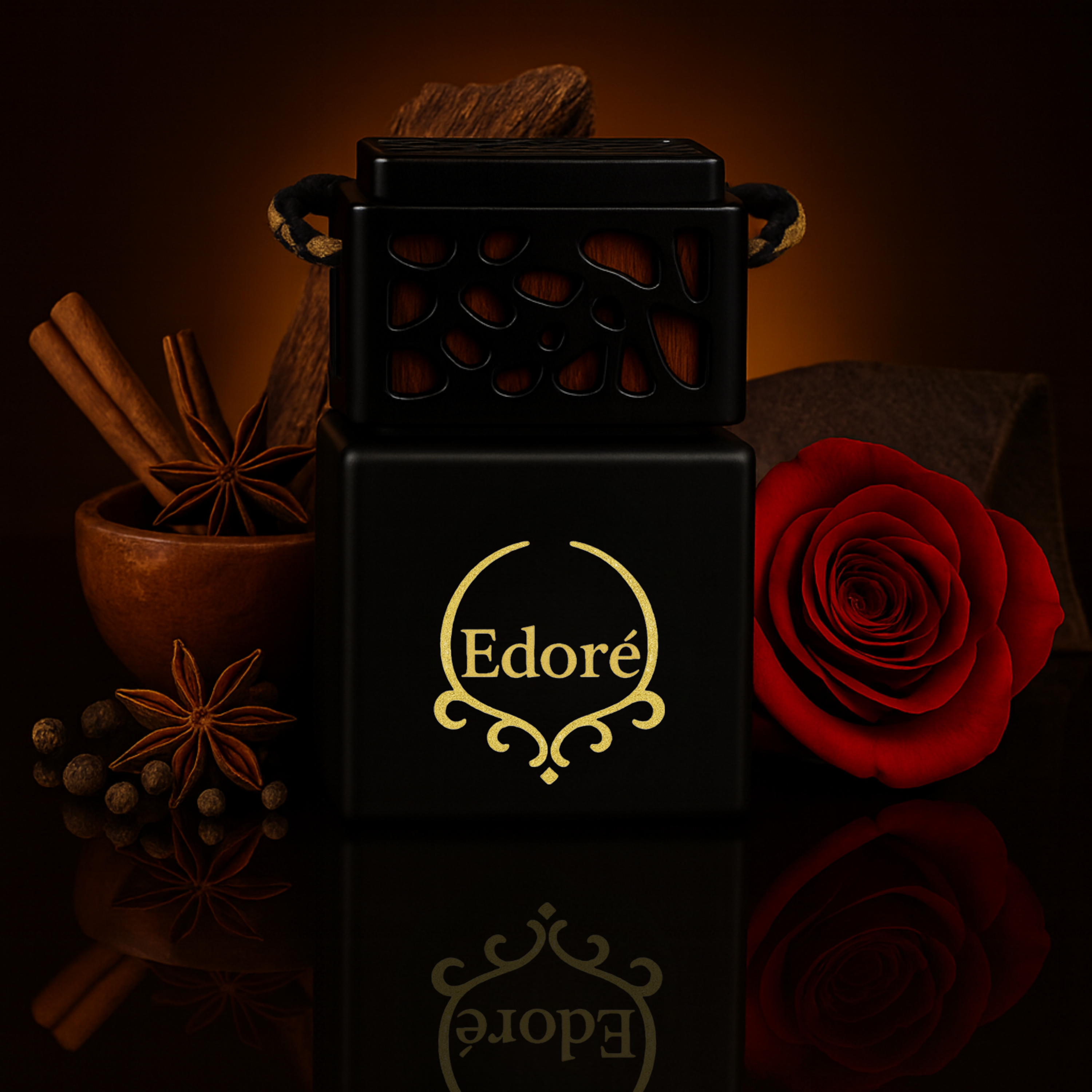 Premium AC Car Perfume | Black