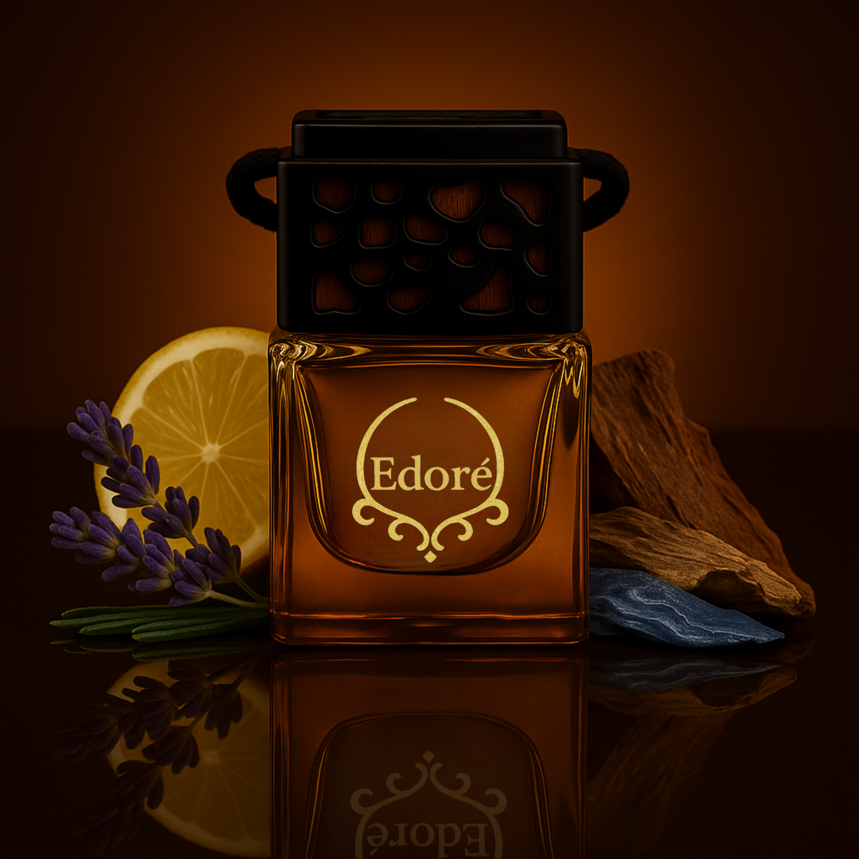 Classic Hanging Car Perfume | Bronze