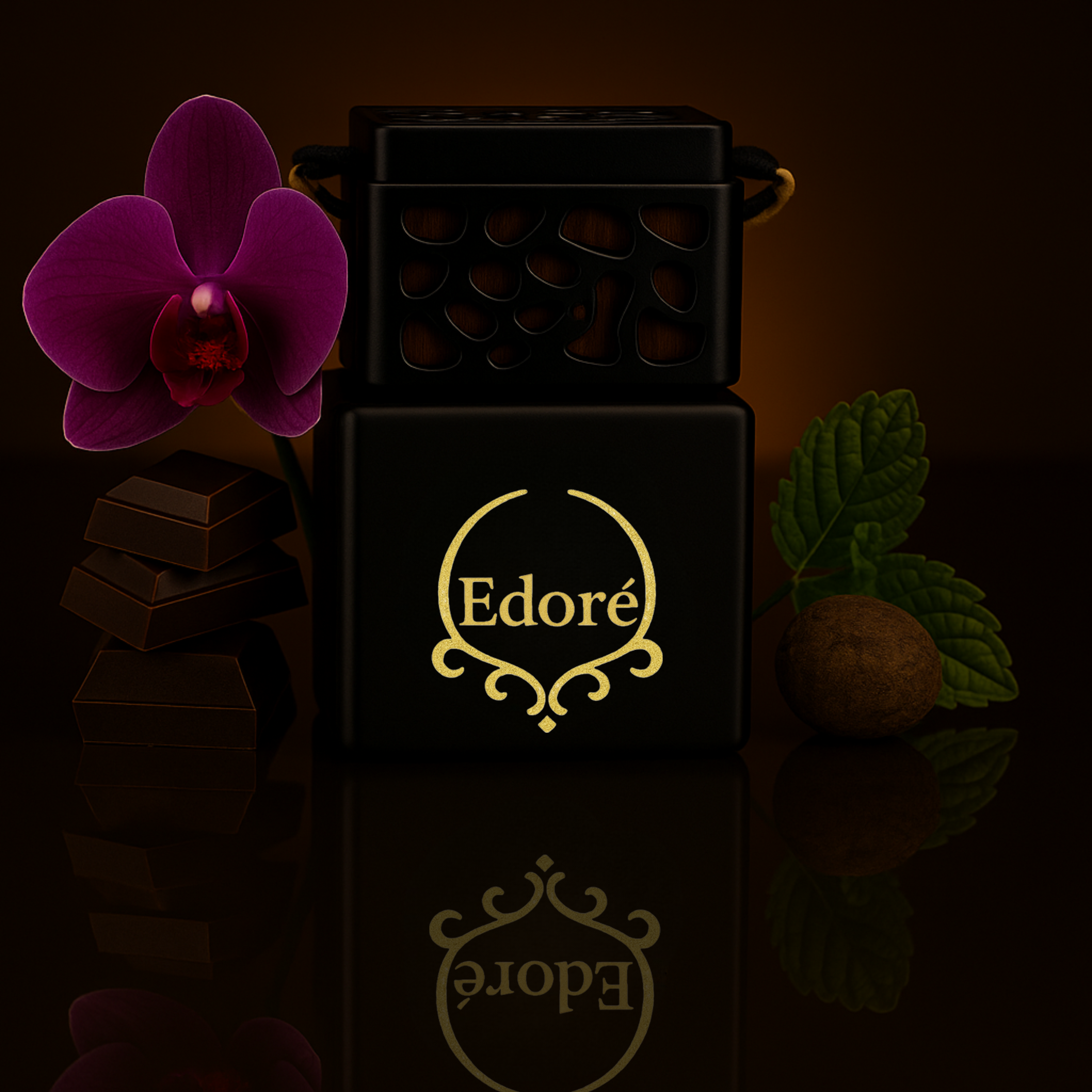 Premium AC Car Perfume | Black