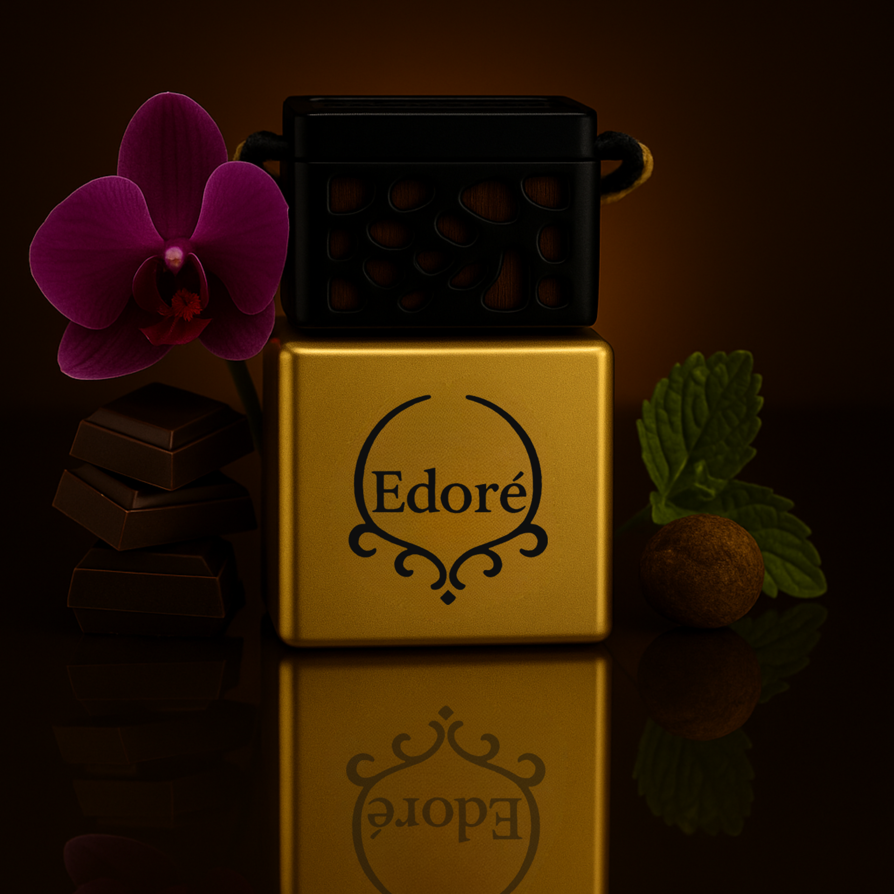 Premium Hanging Car Perfume | Gold