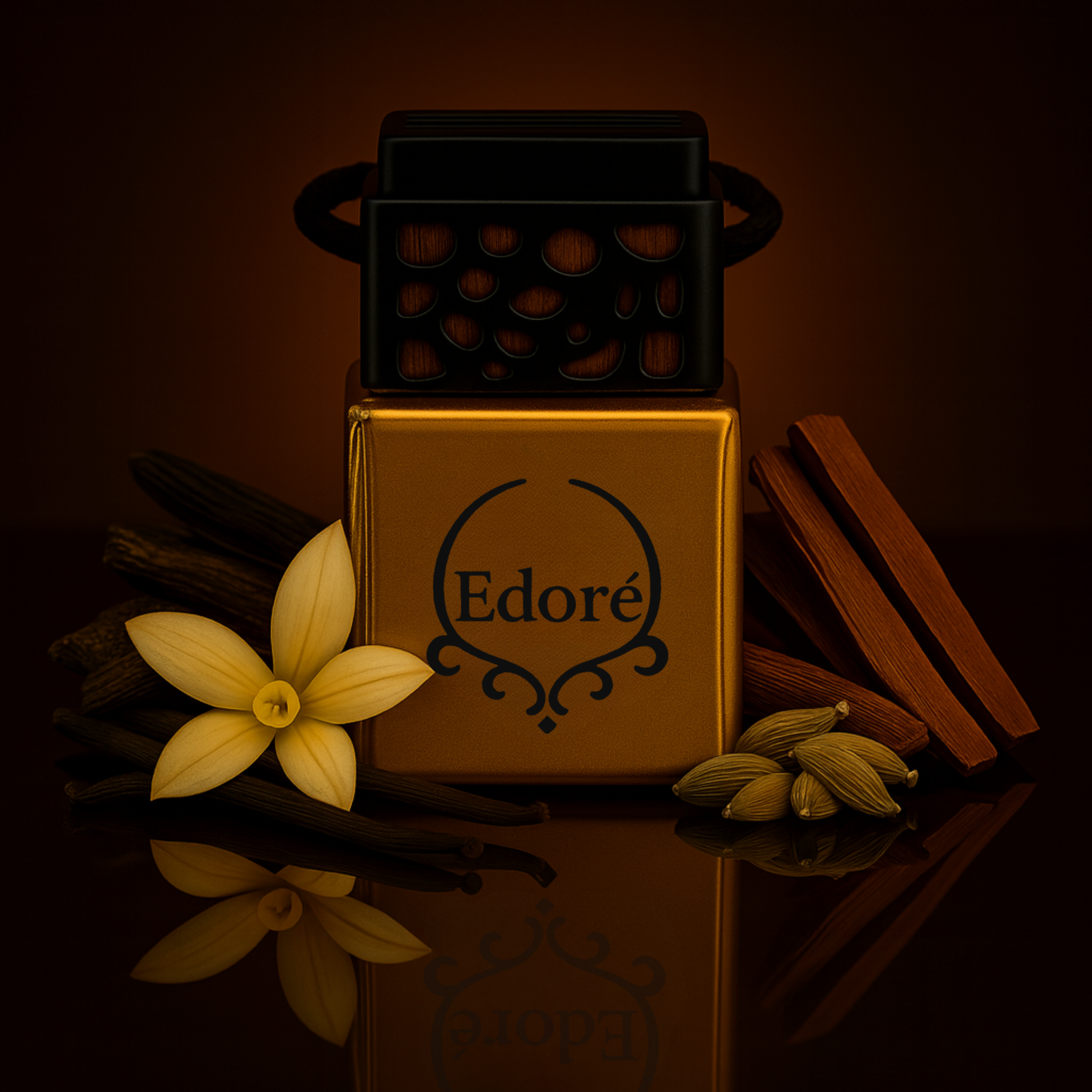 Premium Hanging Car Perfume | Gold