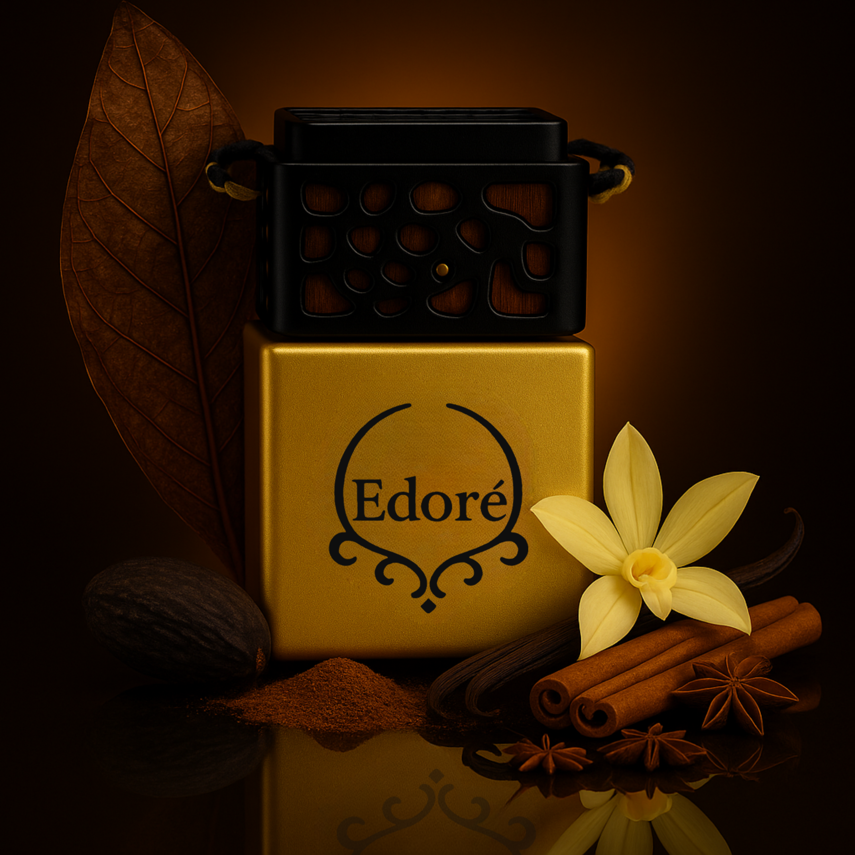 Premium Hanging Car Perfume | Gold